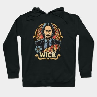 John Wick and dog Hoodie